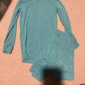 Little Sleepies Teal Long Sleeve Pajama Set